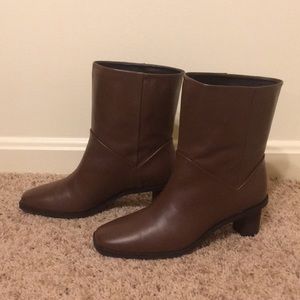 COS Brown Ankle Boots